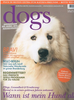 Titelbild DOGS Magazin Ausgabe 5/2010